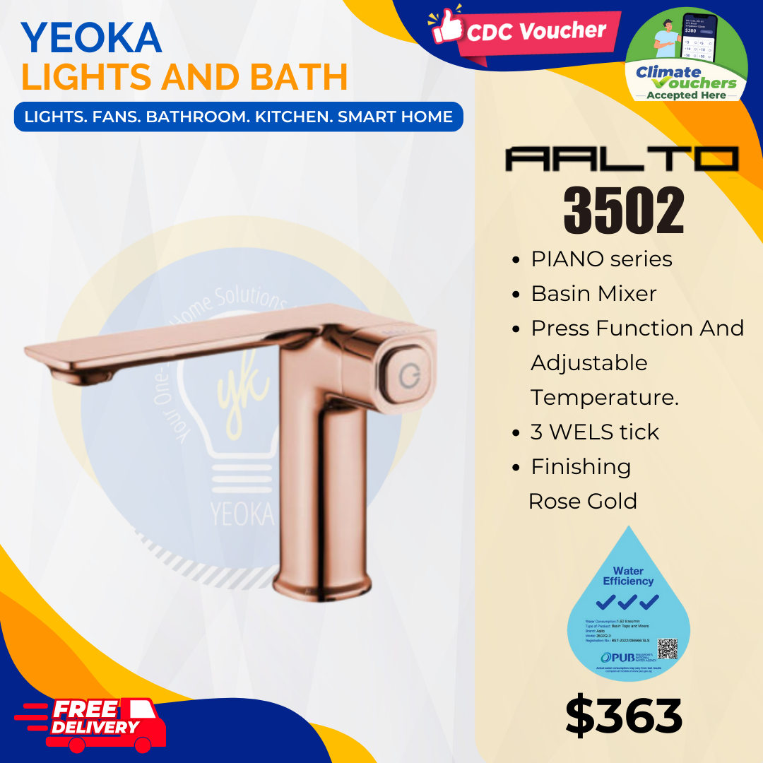 AALTO BASIN MIXER PIANO SERIES 3502