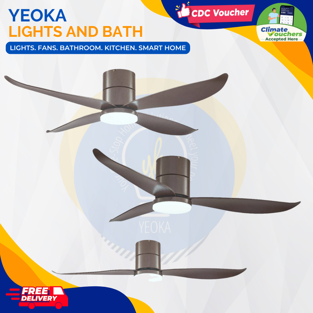 BESTAR Ceiling Fan Falcon | 36"/46"/52" 24W LED RGB