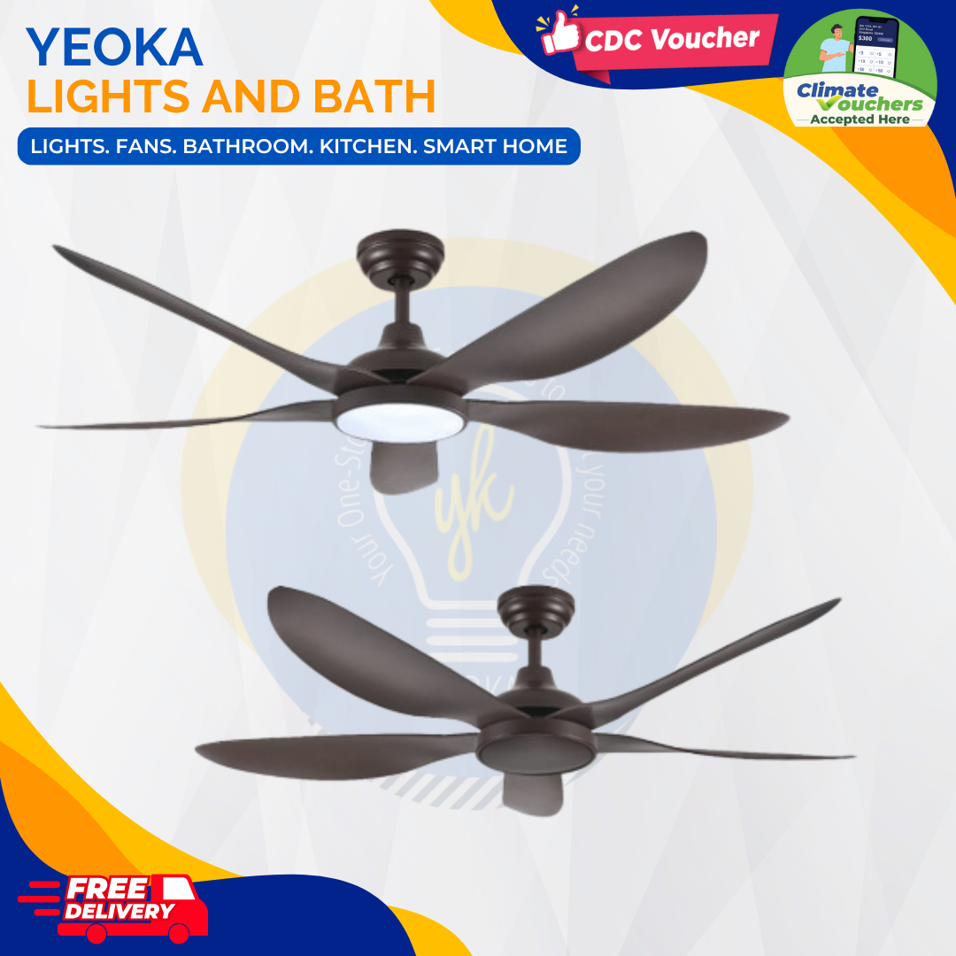 BESTAR Ceiling Fan Wind|32/42/52" 24W LED RGB|5 Blade 3 Colour