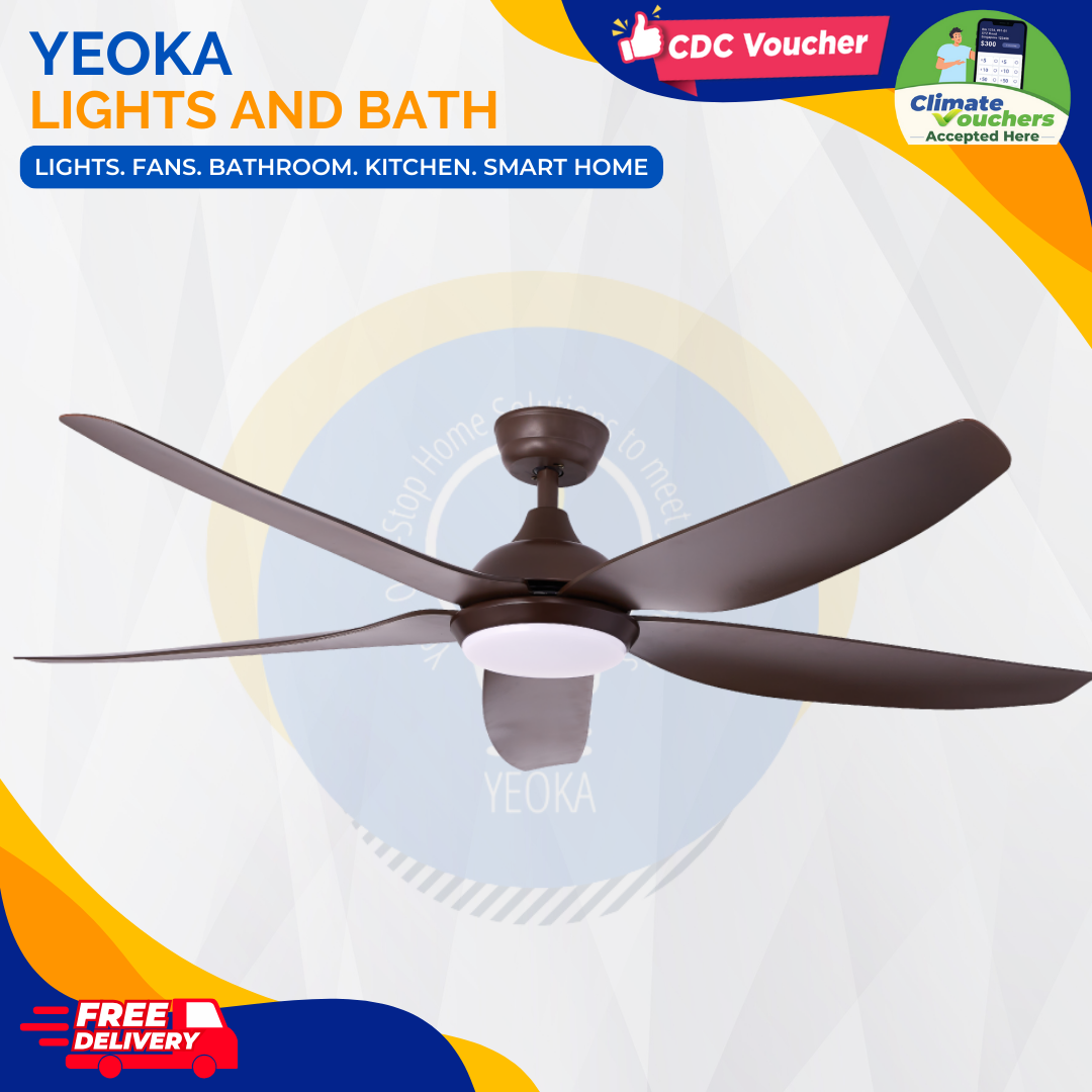 BESTAR Ceiling Fan Star-5 |38/48/58" 24W LED RGB|5 Blades 3 Colours