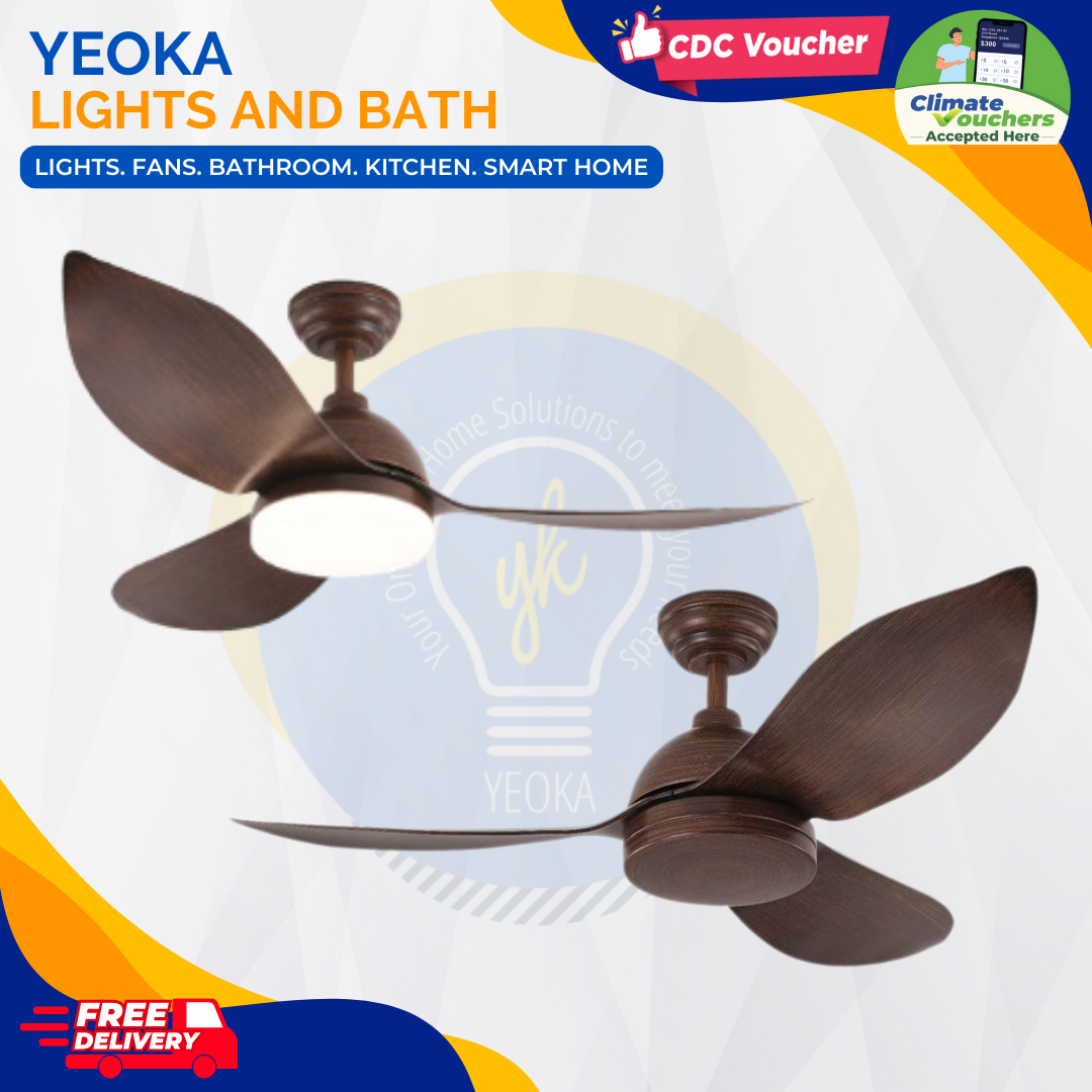 BESTAR Ceiling Fan Raptor |38/48/54"|24W LED 3 Lighting Colour