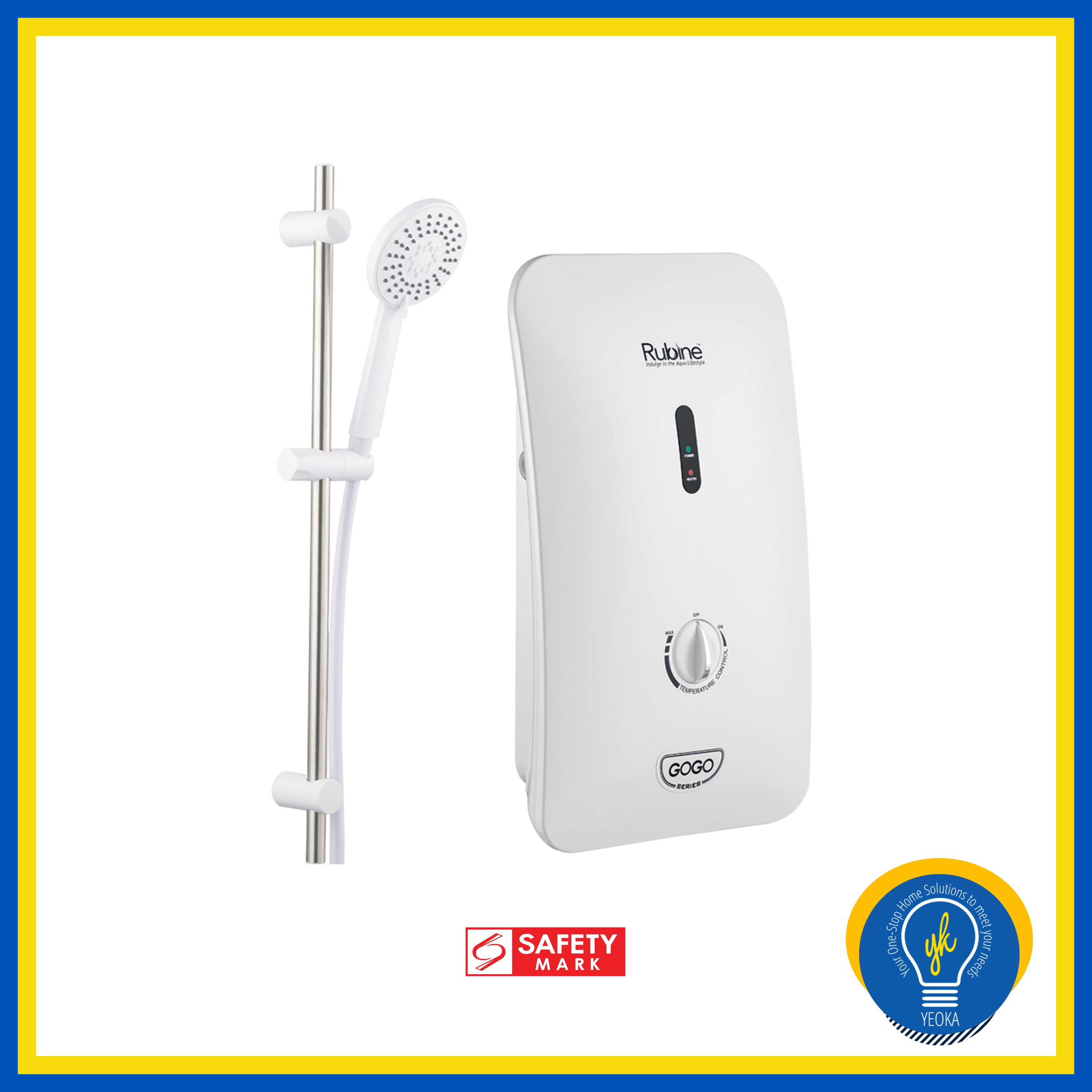 RUBINE GOGO 933 Instant Shower Heater