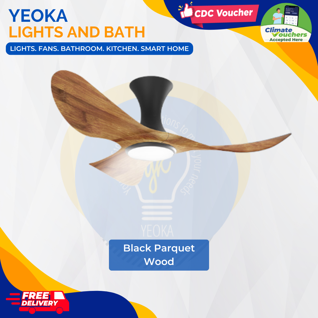 ALASKA Ceiling Fan Aerahaus B.U.R.A/H 43 Inch