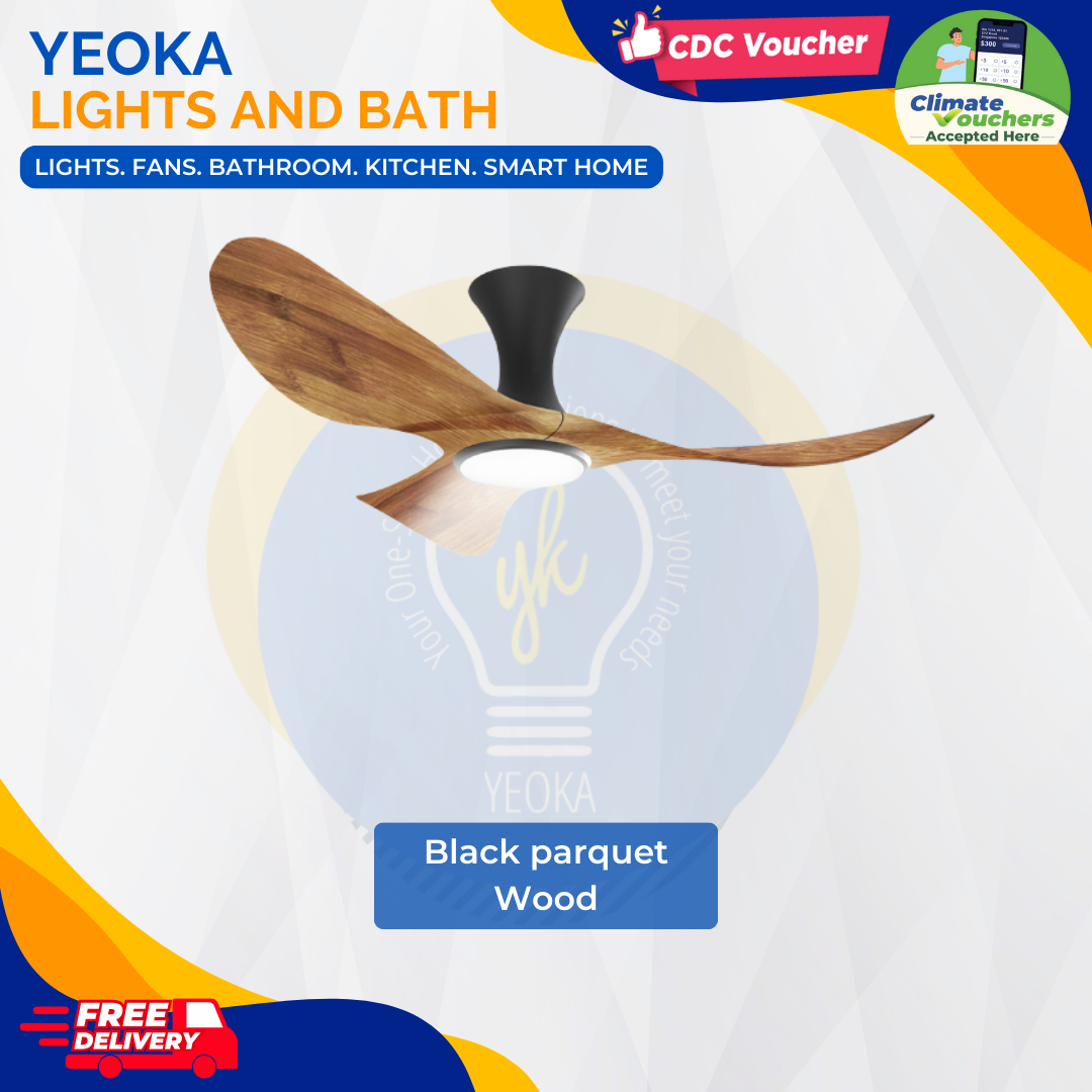 ALASKA Ceiling Fan Aerahaus C.U.R.A/H 52 Inch