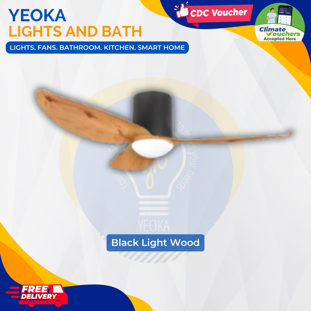 ALASKA Ceiling Fan Fern III 46/52" 20W RGB LED