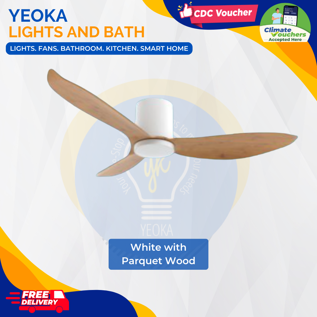 ALASKA Ceiling Fan Hydsen and eHydsen 46/52" Dimmable/Non Dimmable