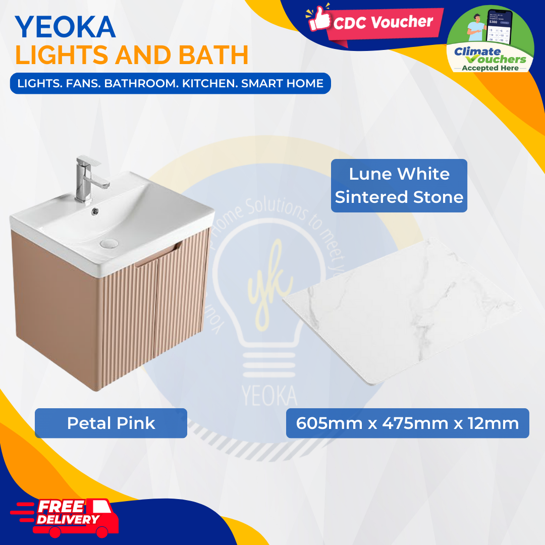 Cubi Cube Curvo Basin Cabinet (Door Series)