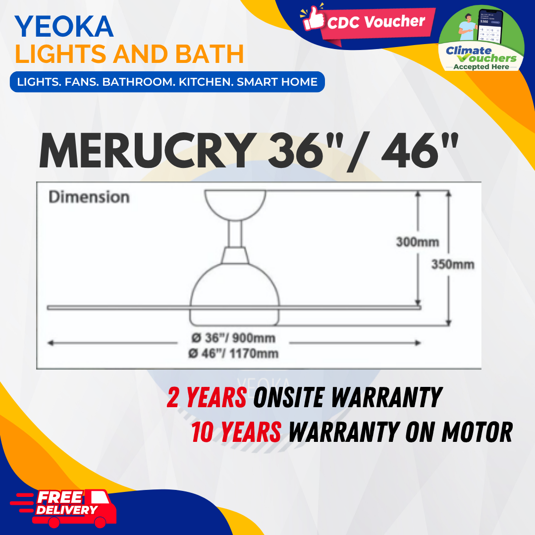 KHIND Ceiling Fan Mercury