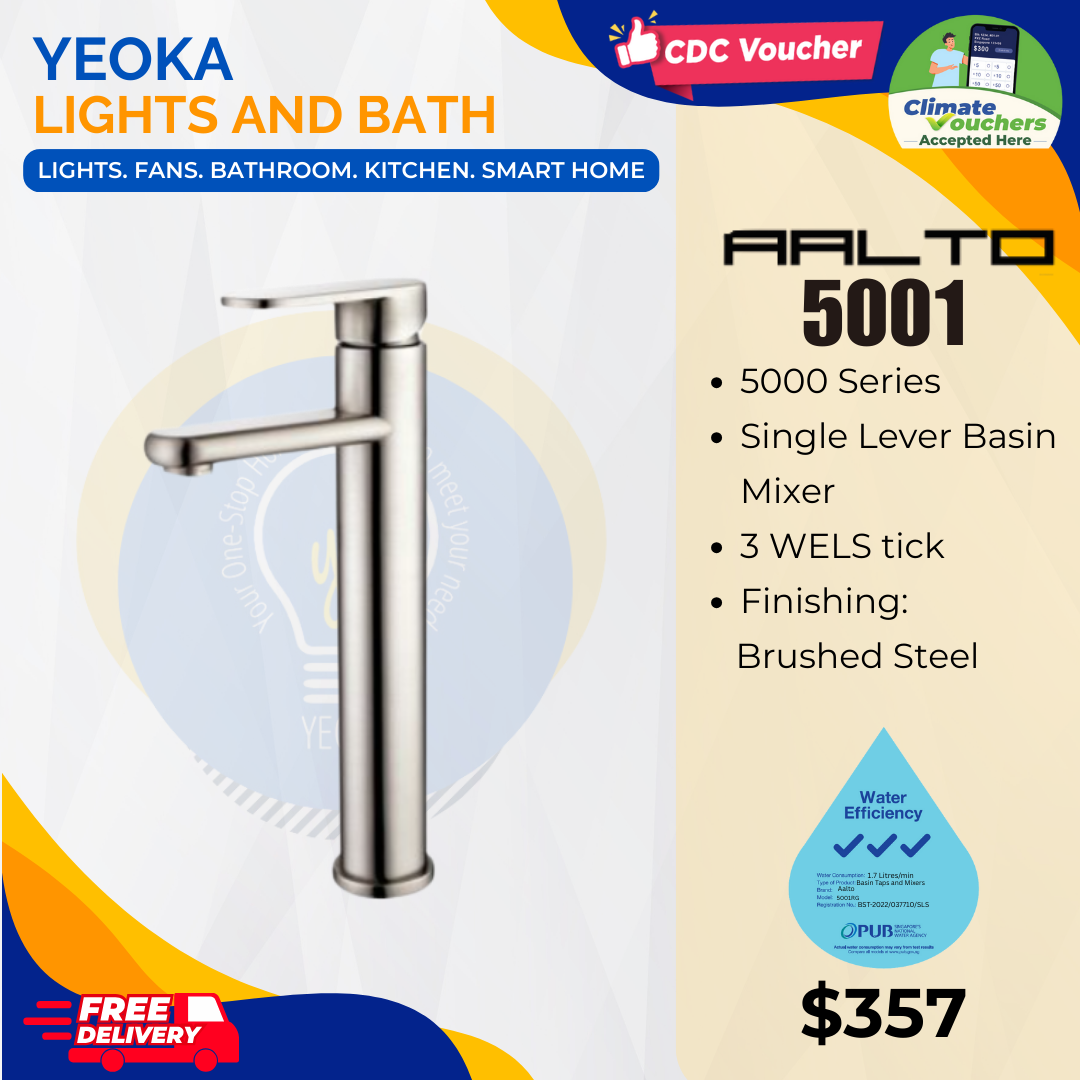 AALTO TALL BASIN MIXER 5000 SERIES 5001