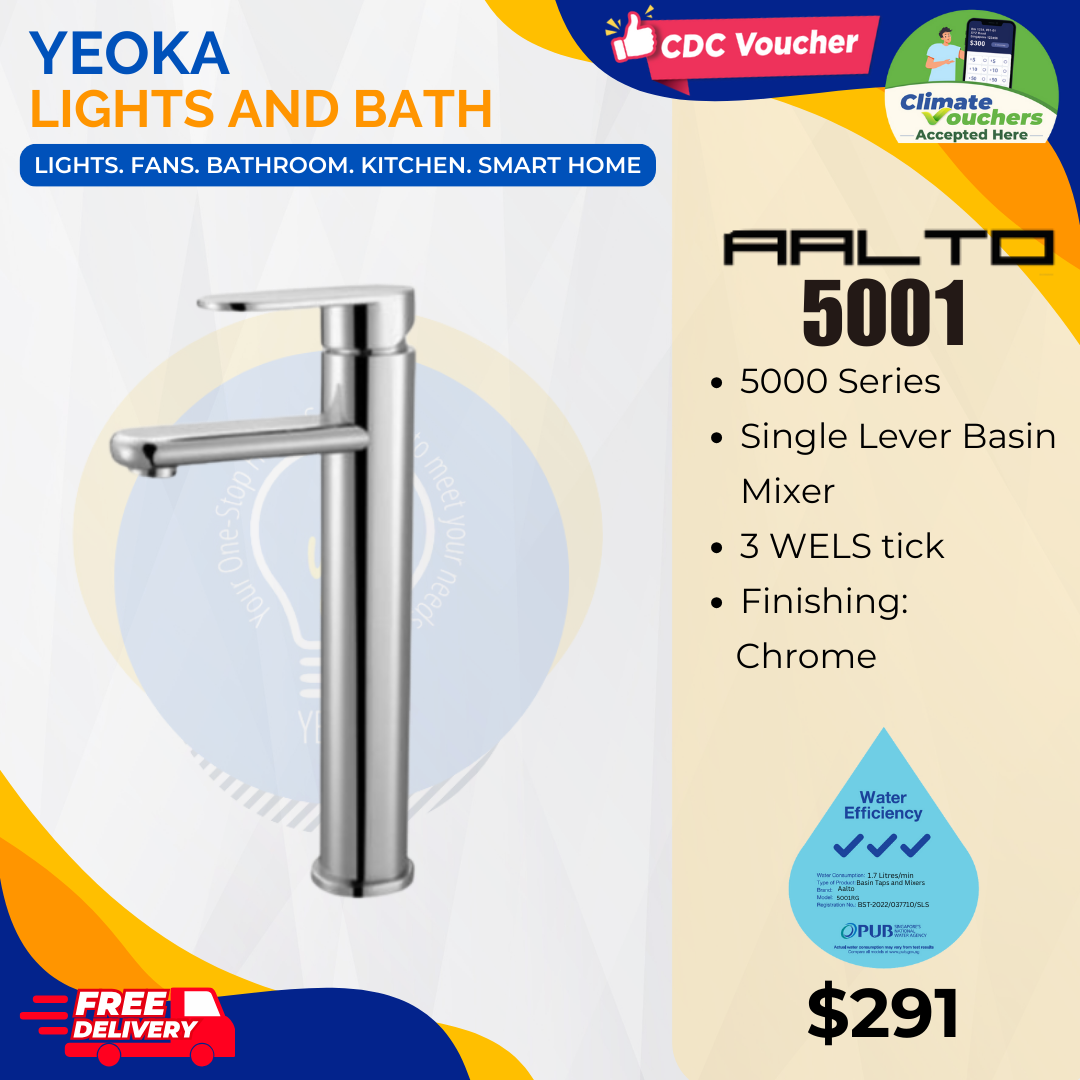 AALTO TALL BASIN MIXER 5000 SERIES 5001