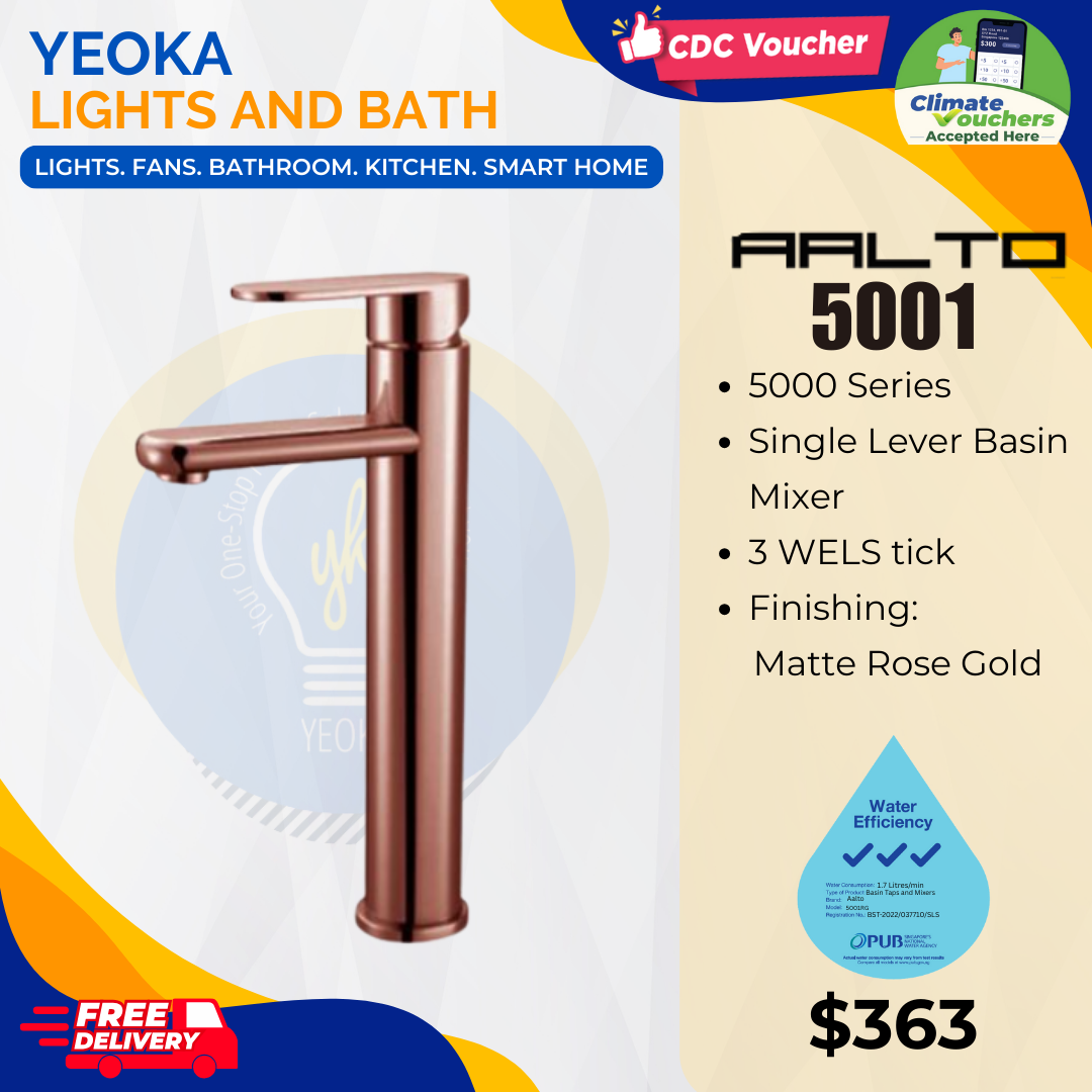 AALTO TALL BASIN MIXER 5000 SERIES 5001