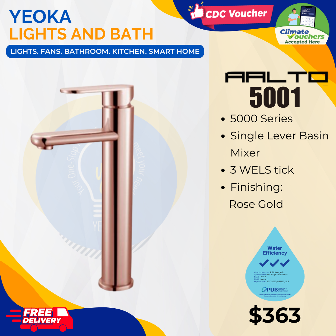 AALTO TALL BASIN MIXER 5000 SERIES 5001