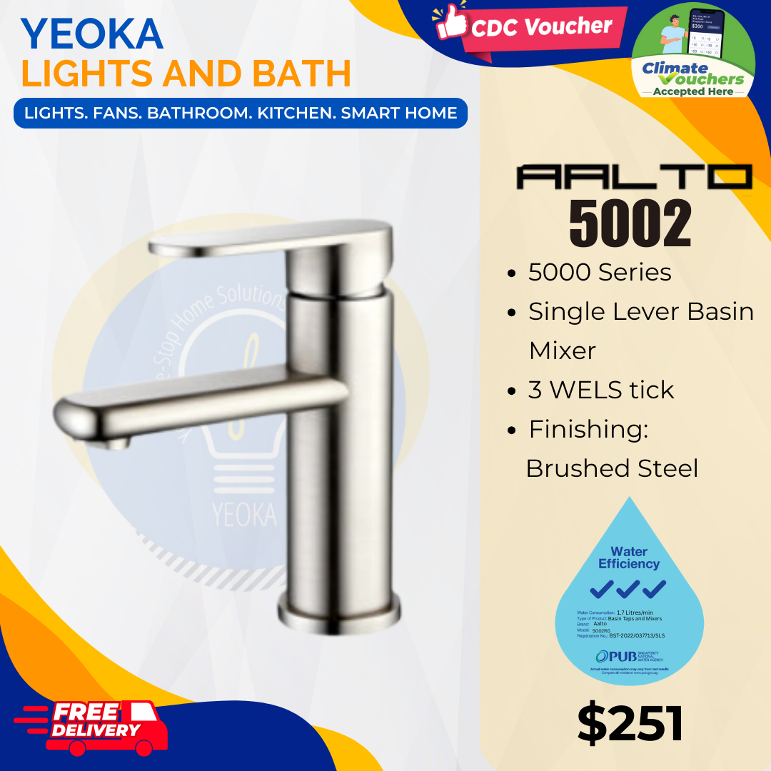 AALTO BASIN MIXER 5000 SERIES 5002