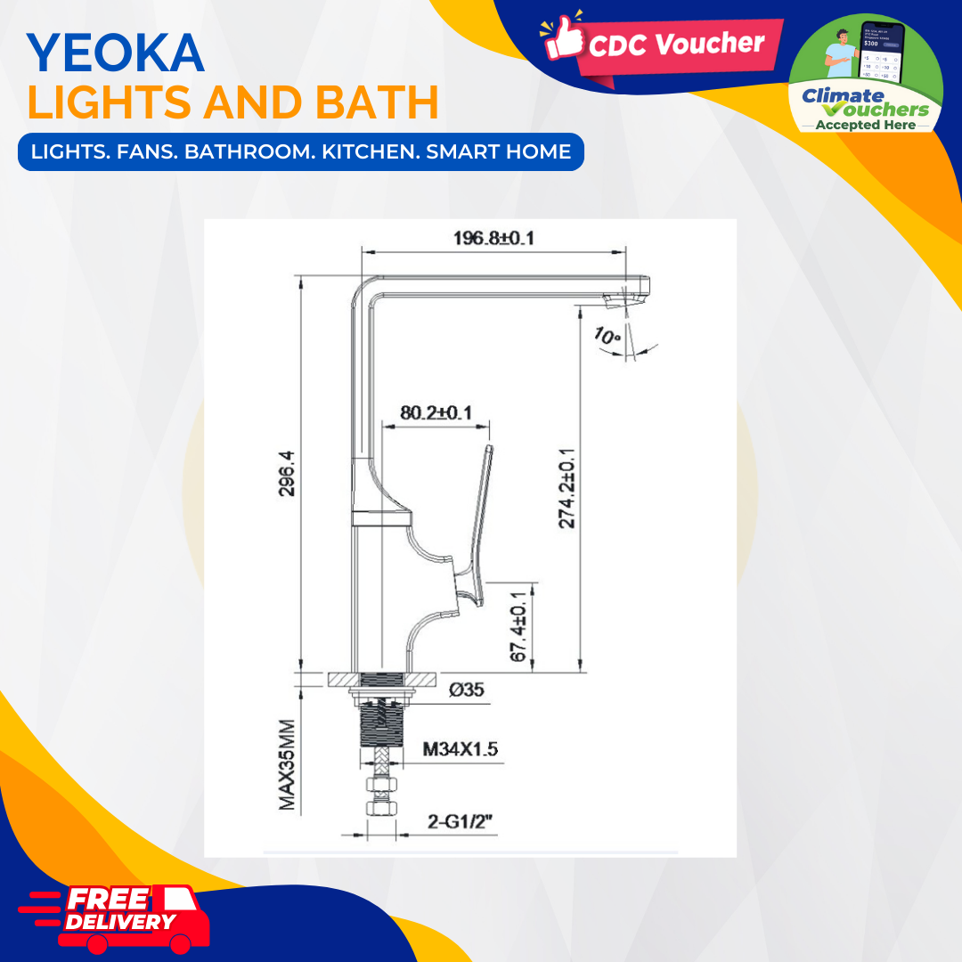 AALTO KITHCHEN SINK MIXER TAP TIME SERIES 5095