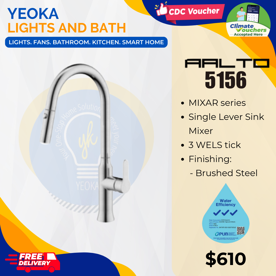 AALTO KITCHEN MIXER TAP MIXAR SERIES 5156