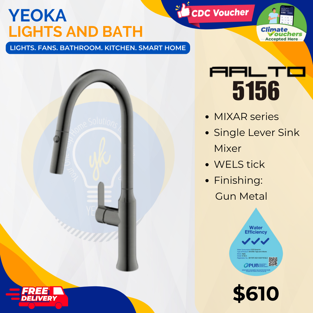 AALTO KITCHEN MIXER TAP MIXAR SERIES 5156