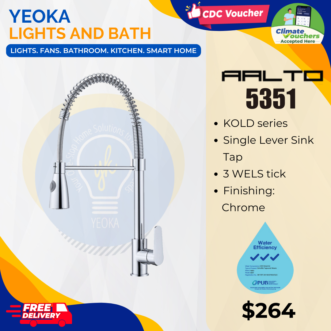 AALTO KITCHEN SINK TAP KOLD SERIES 5351