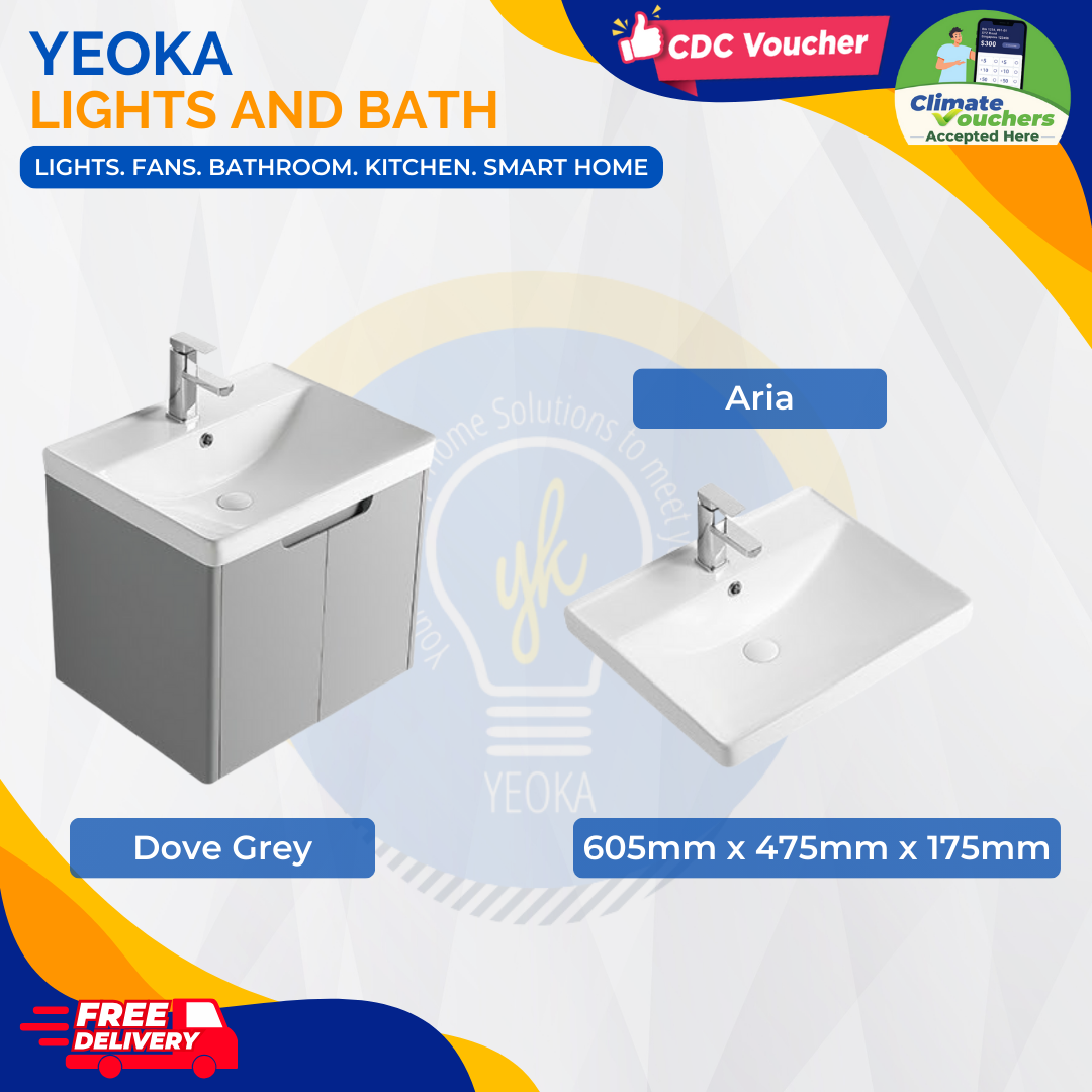 Cubi Cube Arco Basin Cabinet(Round Edge)(Door Series)