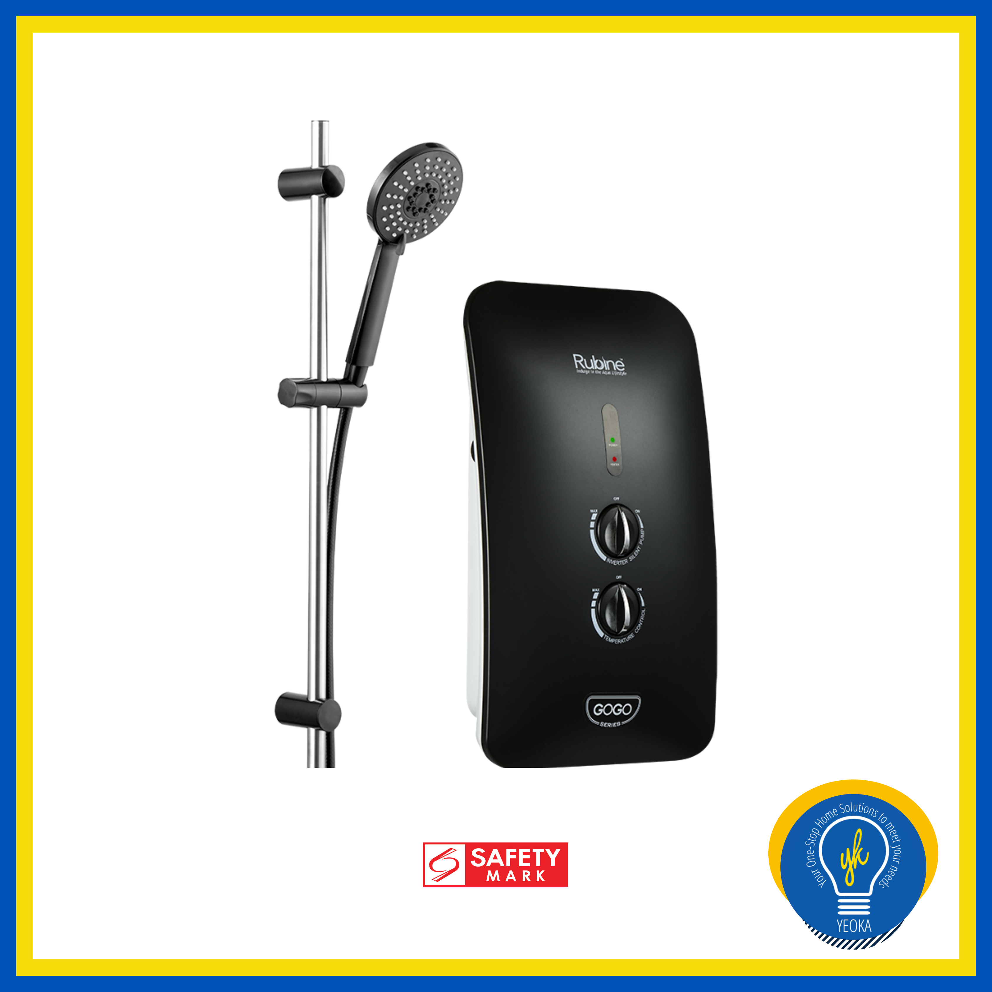 RUBINE GOGO 933 Series Instant Shower Heater