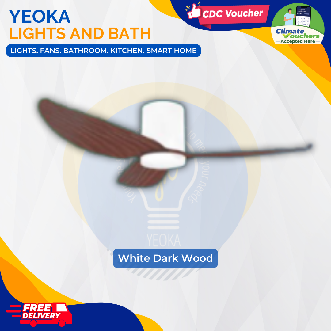 ALASKA Ceiling Fan Fern III 46/52" 20W RGB LED