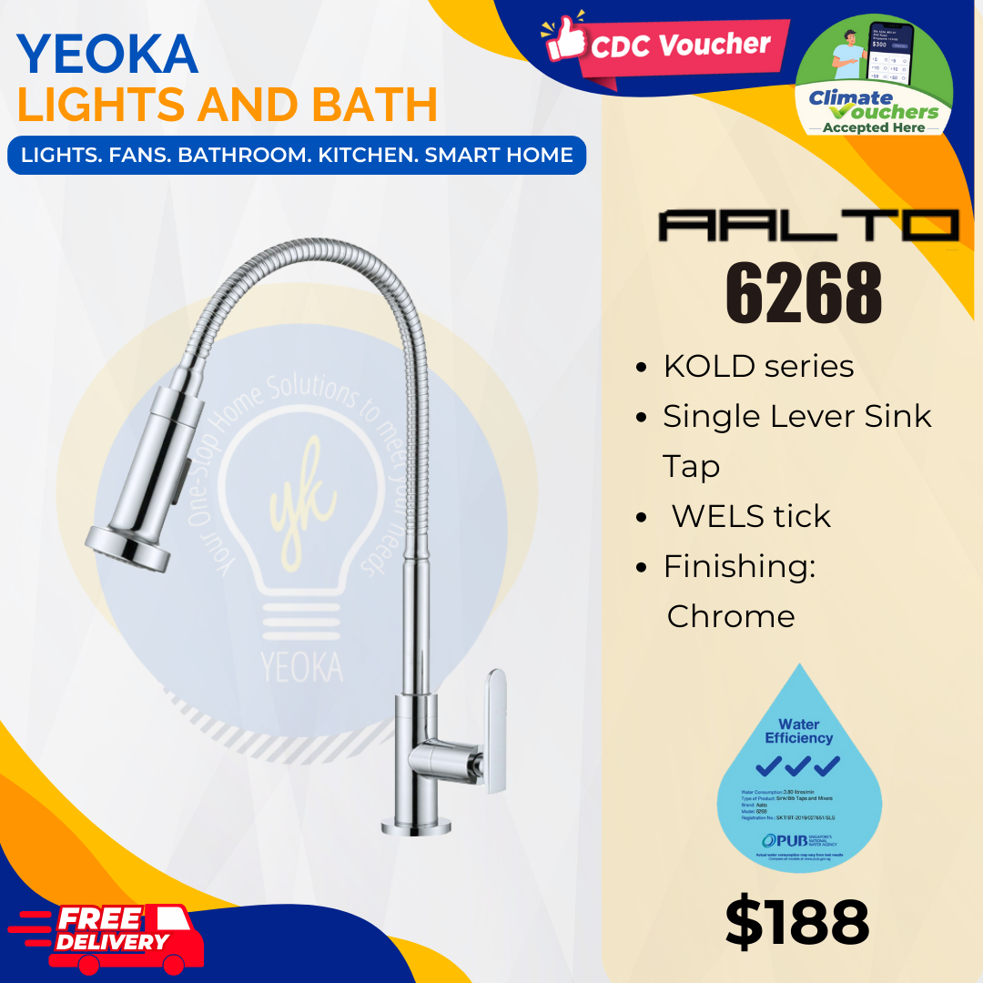 AALTO KITCHEN SINK TAP KOLD SERIES 6268