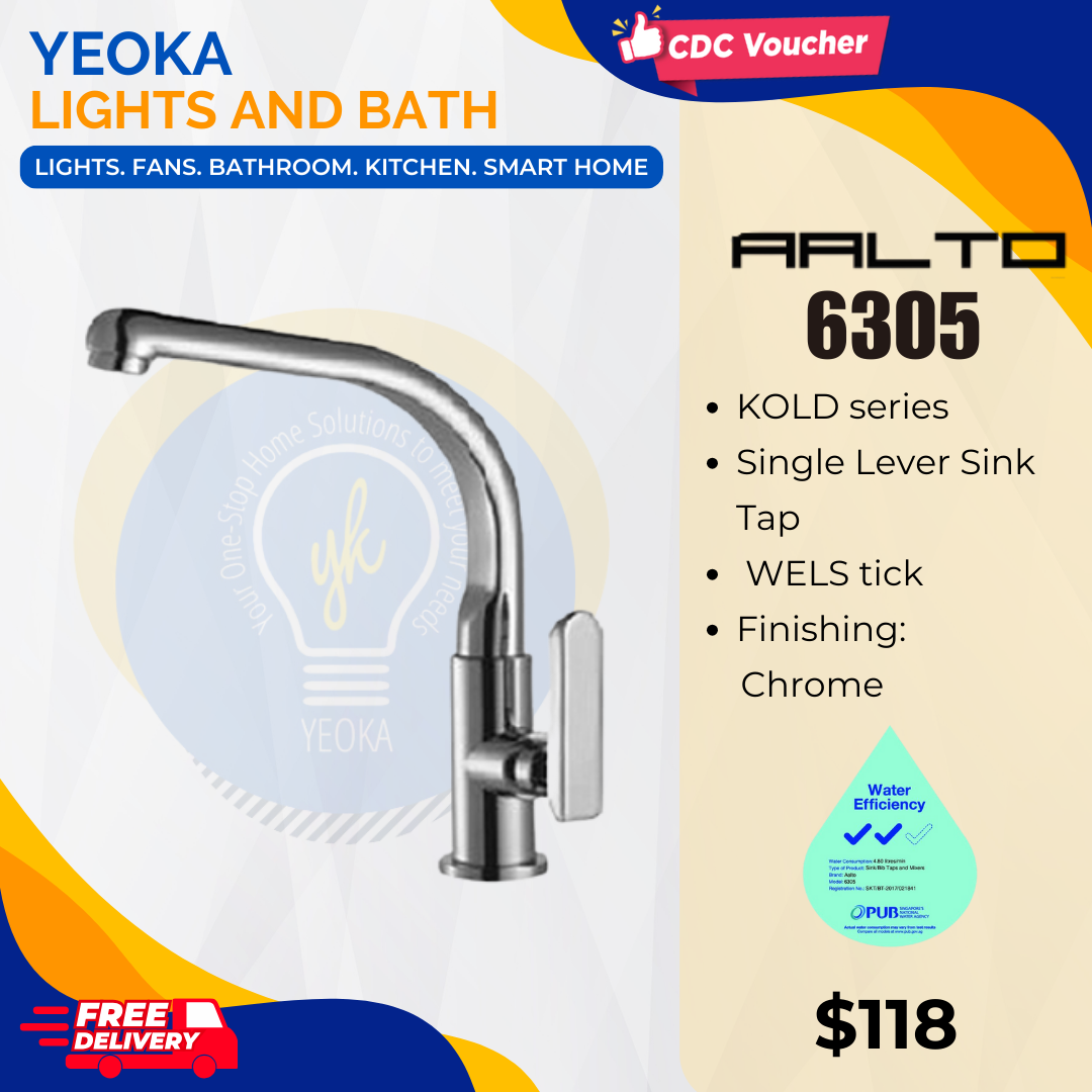 AALTO KITCHEN SINK TAP KOLD SERIES 6305