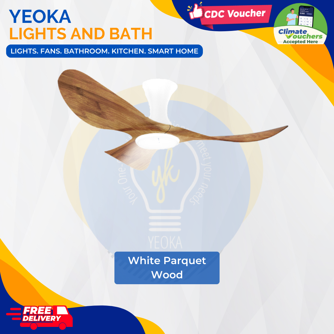 ALASKA Ceiling Fan Aerahaus C.U.R.A/H 52 Inch