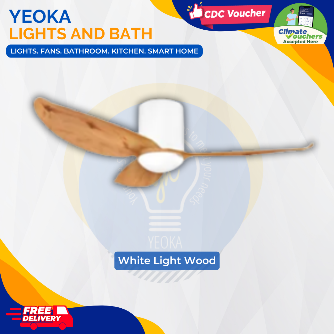 ALASKA Ceiling Fan Fern III 46/52" 20W RGB LED