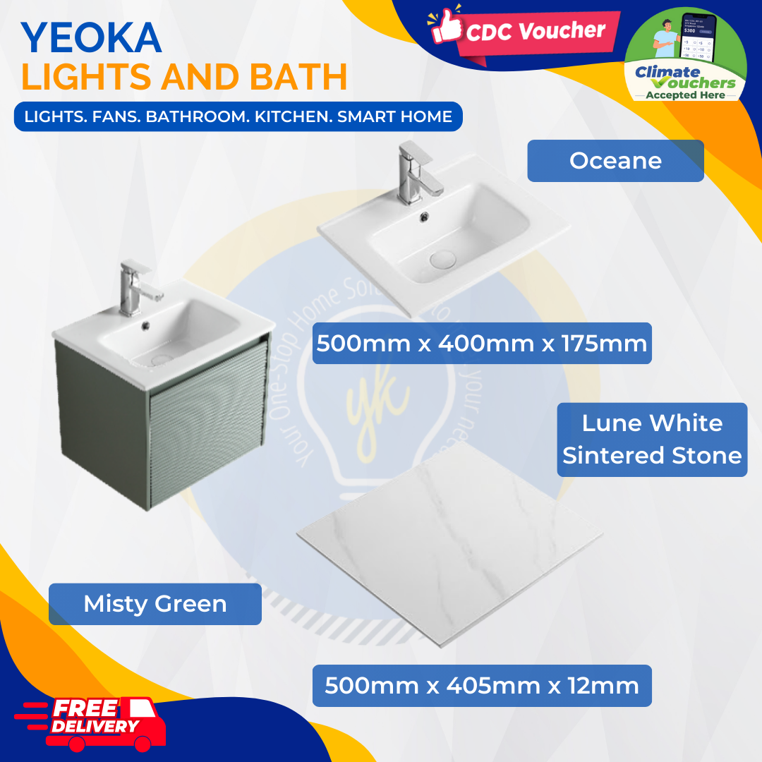 Cubi Cube Reed Basin Cabinet (Door Series)