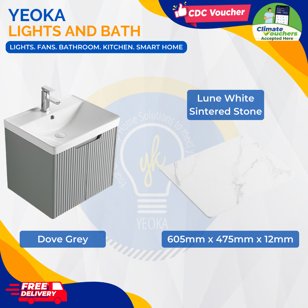 Cubi Cube Curvo Basin Cabinet (Door Series)