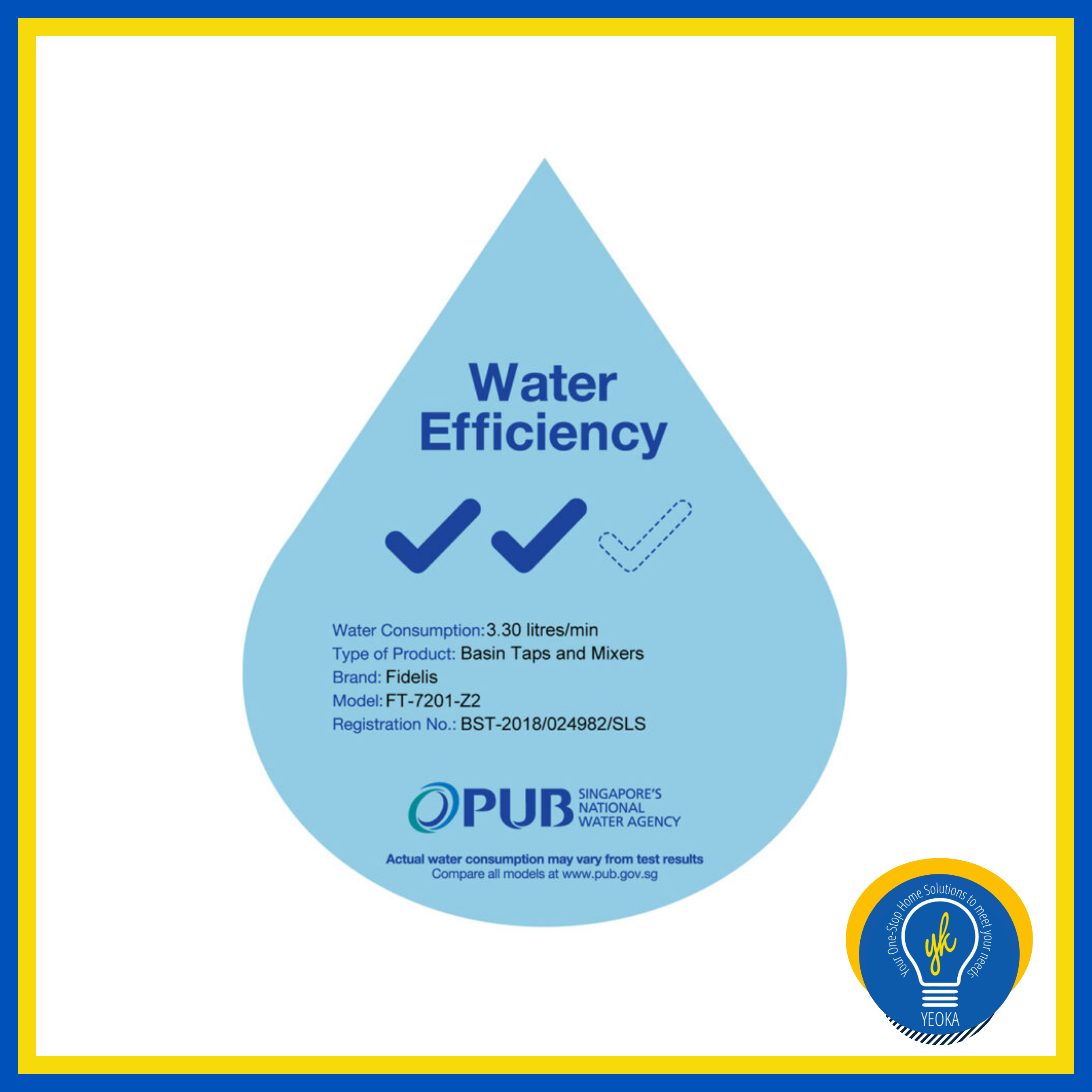 FIDELIS Basin Mixer Tap FT-7201 (Canberra Series)