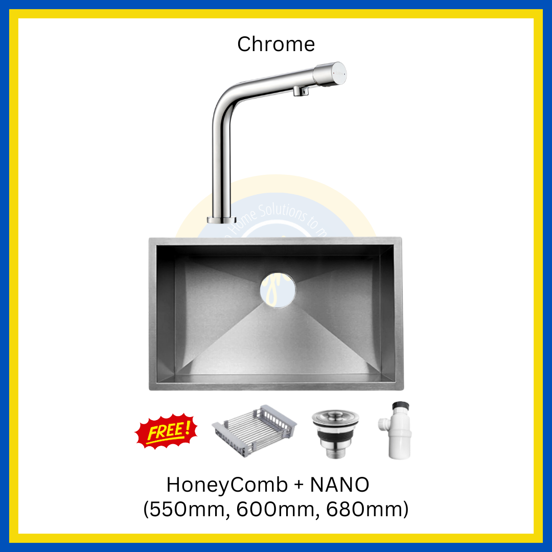 "MIX & MATCH" (1+1) NANO Kitchen Sink + Kitchen Sink Mixer Tap