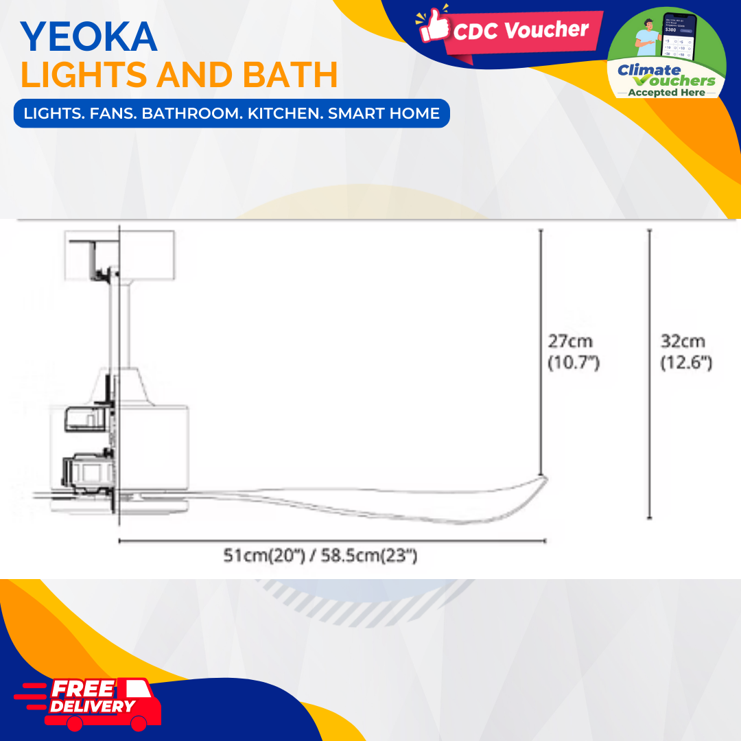 CRESTAR Ceiling Fan Valueair 3B