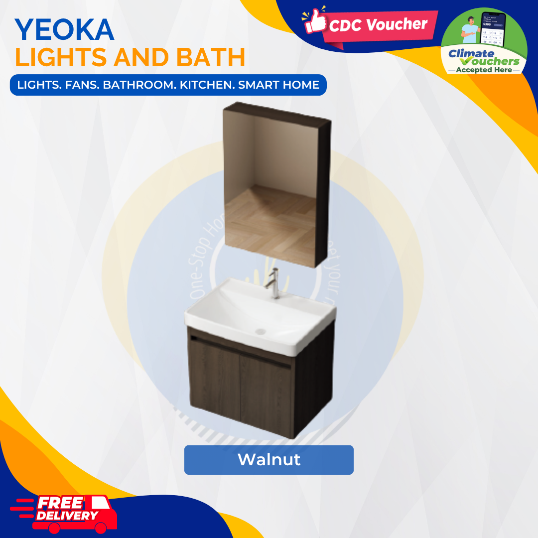 [YEOKA LIGHTS AND BATH] PVC VANITY SET 70CM