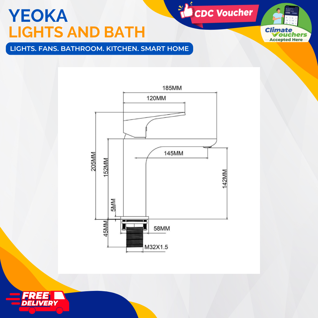 AALTO BASIN MIXER VANKKA SERIES 8602