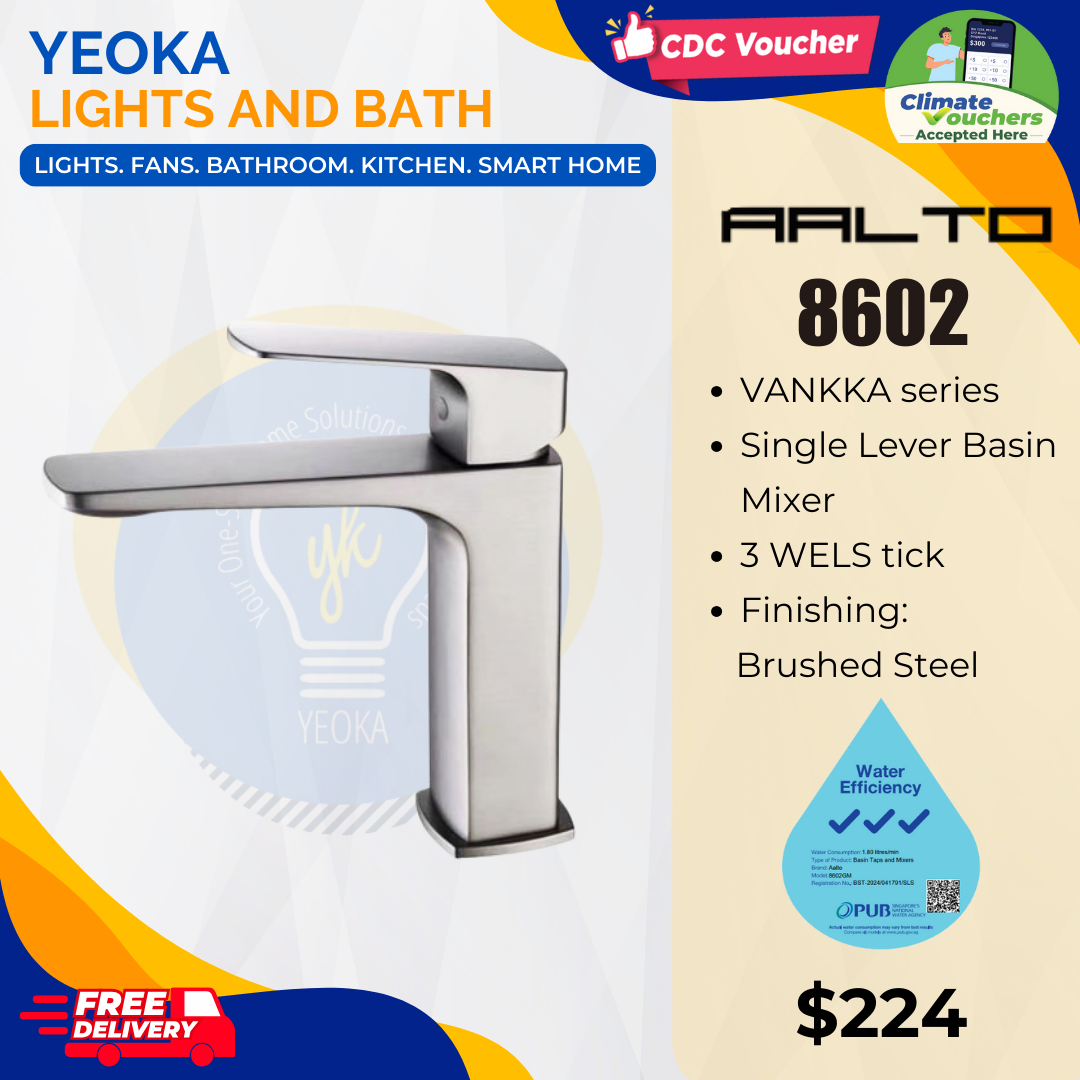 AALTO BASIN MIXER VANKKA SERIES 8602