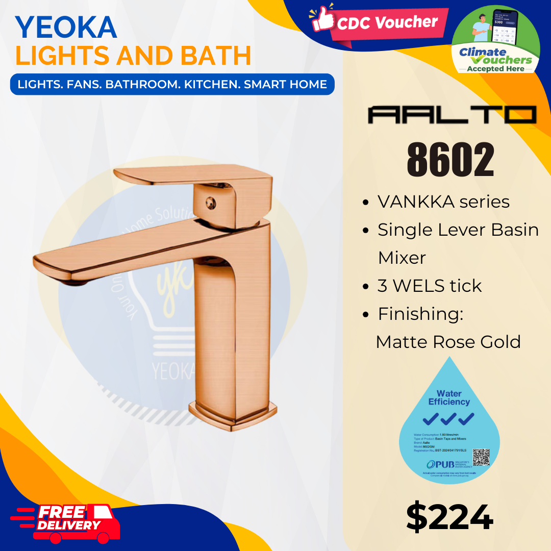 AALTO BASIN MIXER VANKKA SERIES 8602