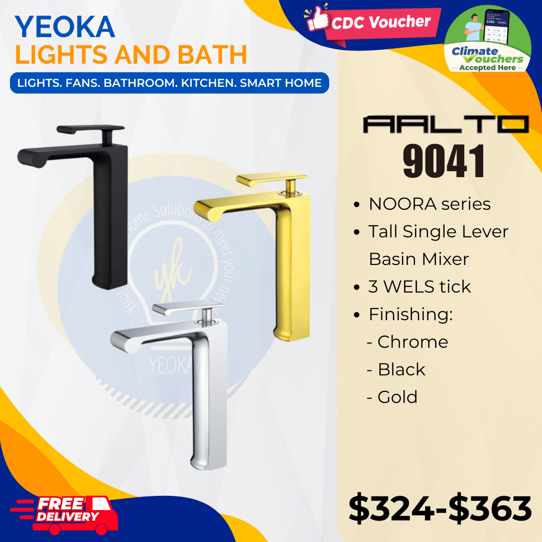 AALTO Tall BASIN MIXER NOORA SERIES 9041
