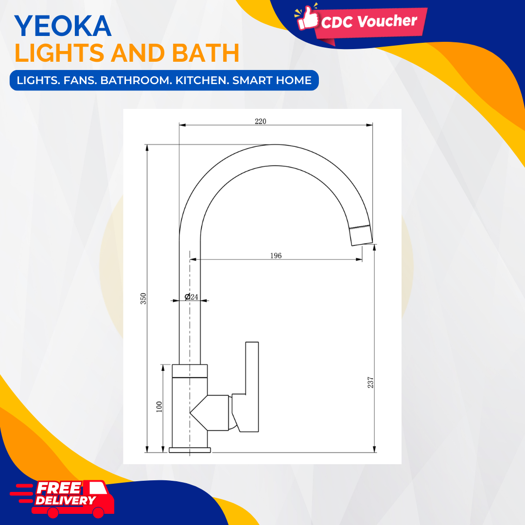AALT SINK MIXER MIXAR SERIES 9085M