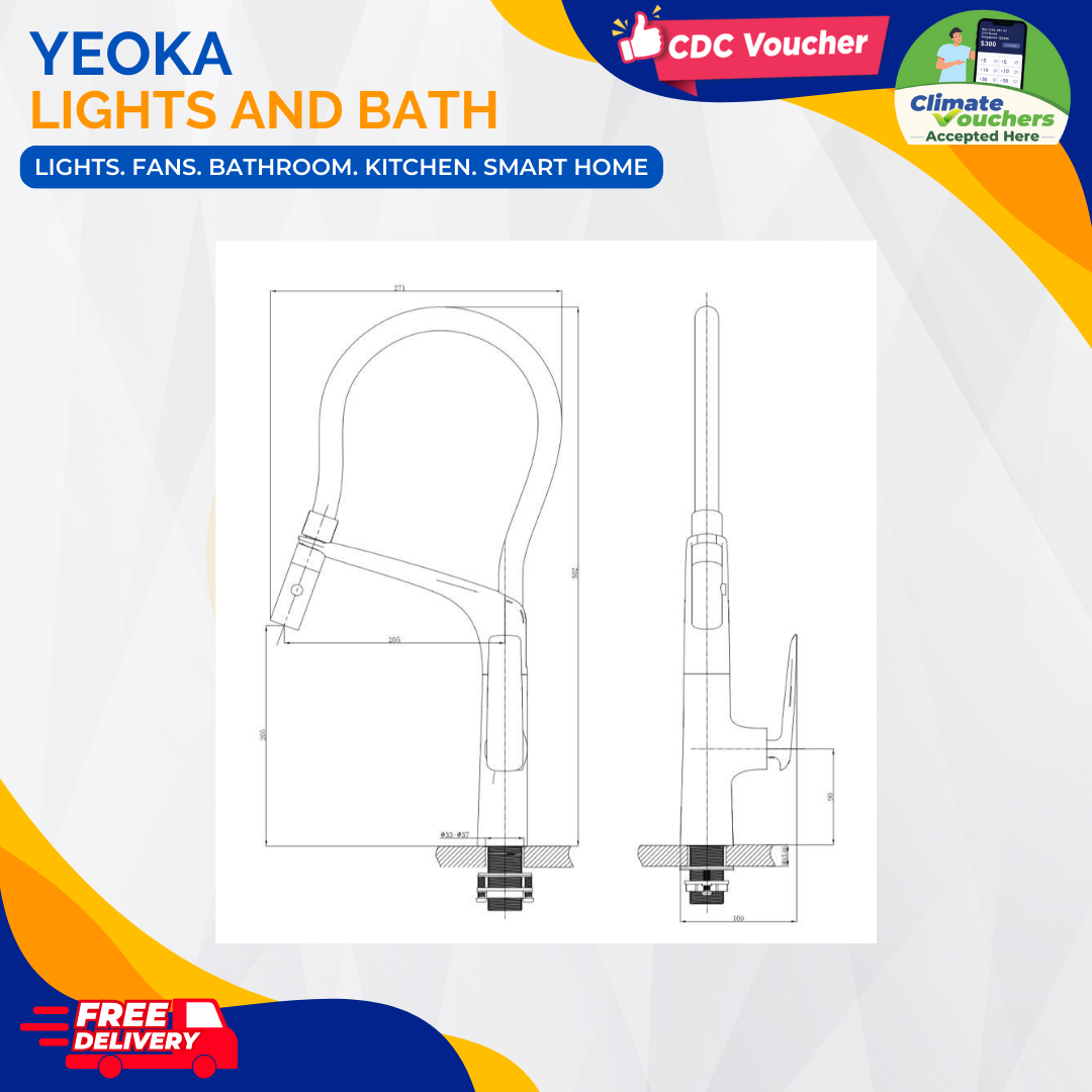 AALTO KITCHEN MIXER TAP MIXAR SERIES 9099