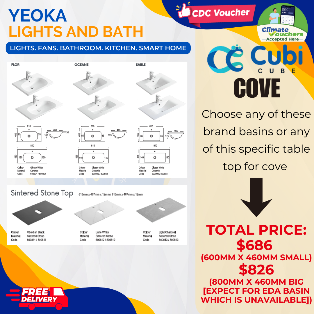 CUBI CUBE Gaia Basin cabinet (Drawer series)