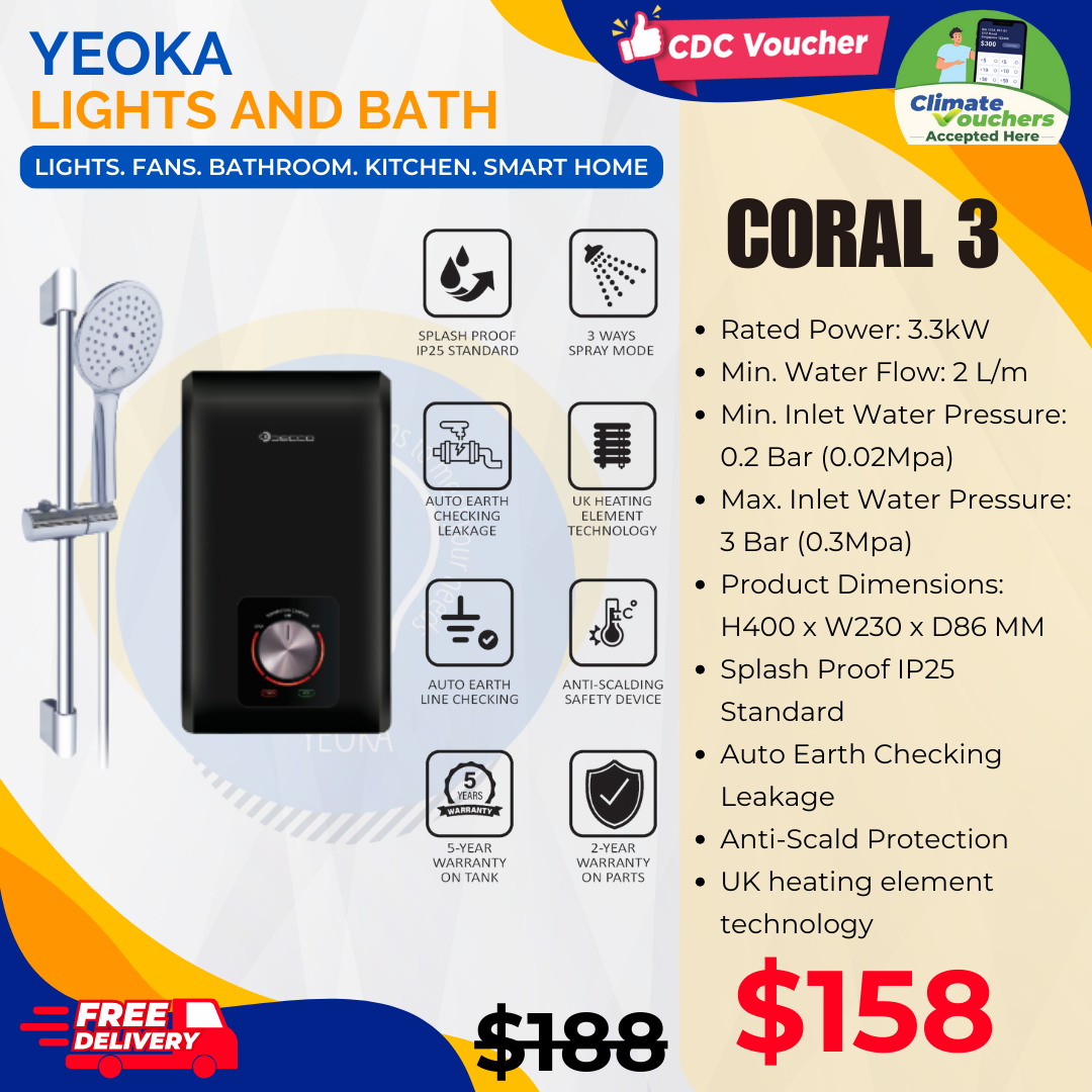 Decco Coral 3 Instant heater 