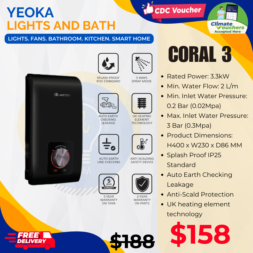 Decco Coral 3 Instant heater 