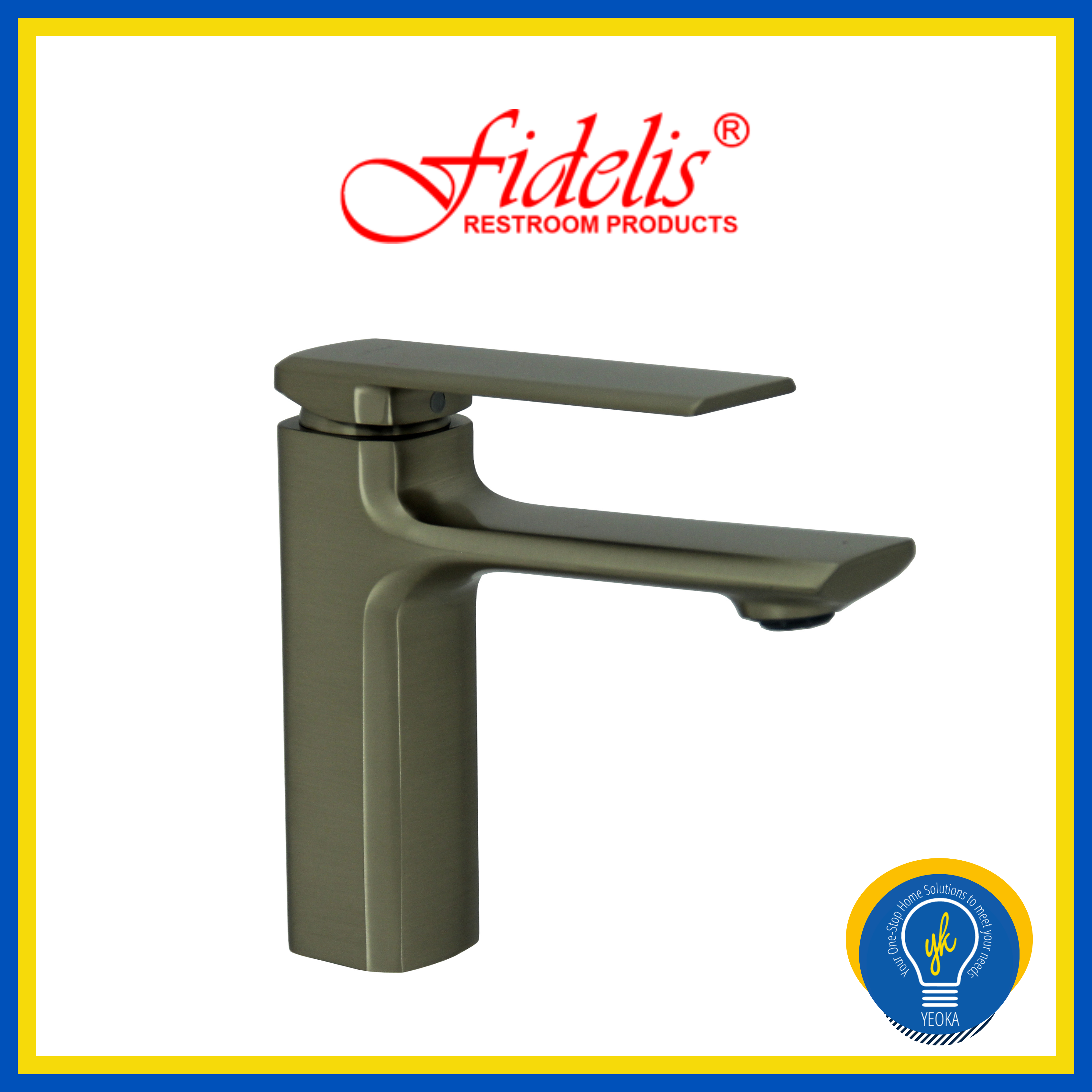 FIDELIS Basin Mixer Tap FT-7181 (Pianoforte Series)