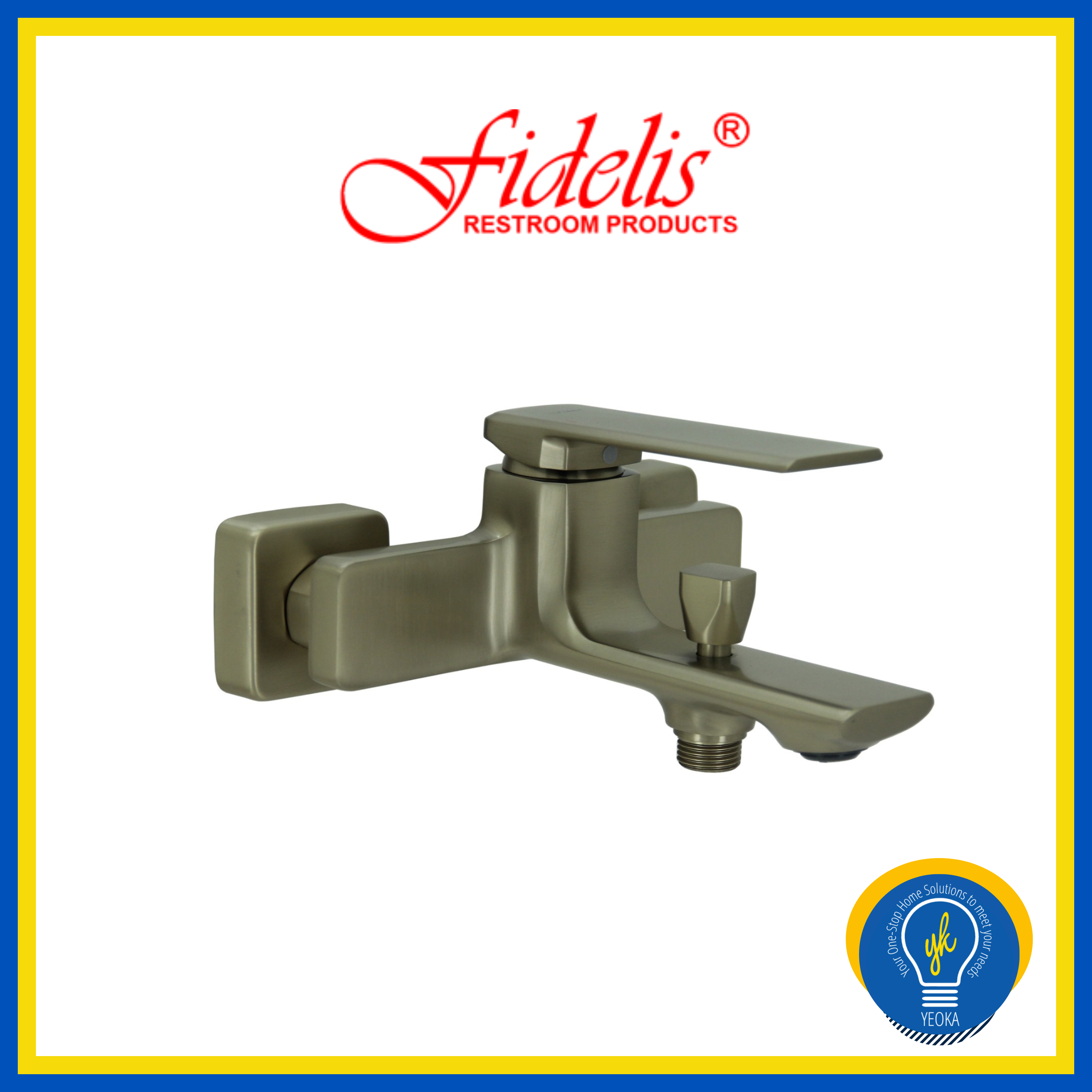 FIDELIS Bath Shower Mixer FT-7184 (Pianoforte Series)