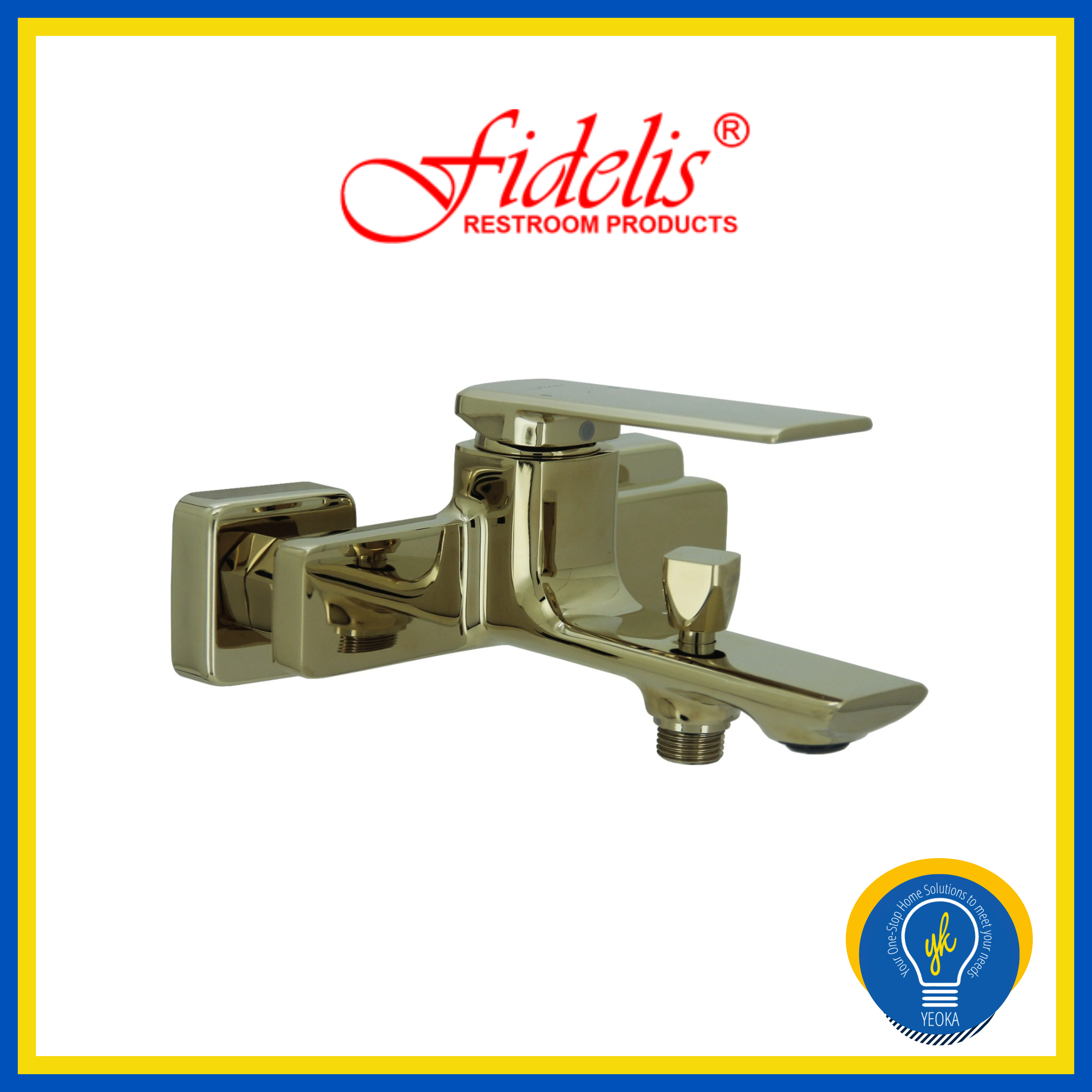 FIDELIS Bath Shower Mixer FT-7184 (Pianoforte Series)