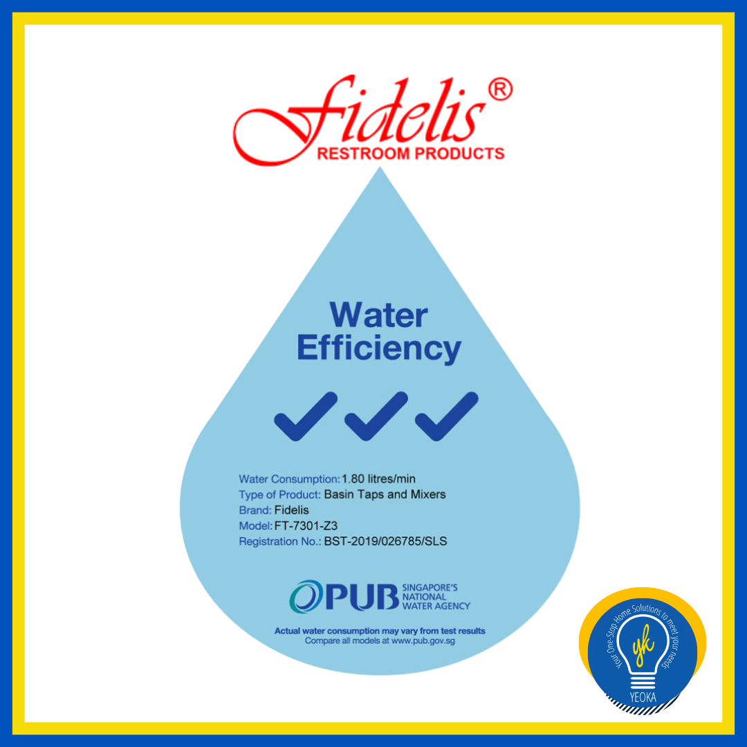 FIDELIS Basin Mixer Tap FT-7301 (Mackey Series) 