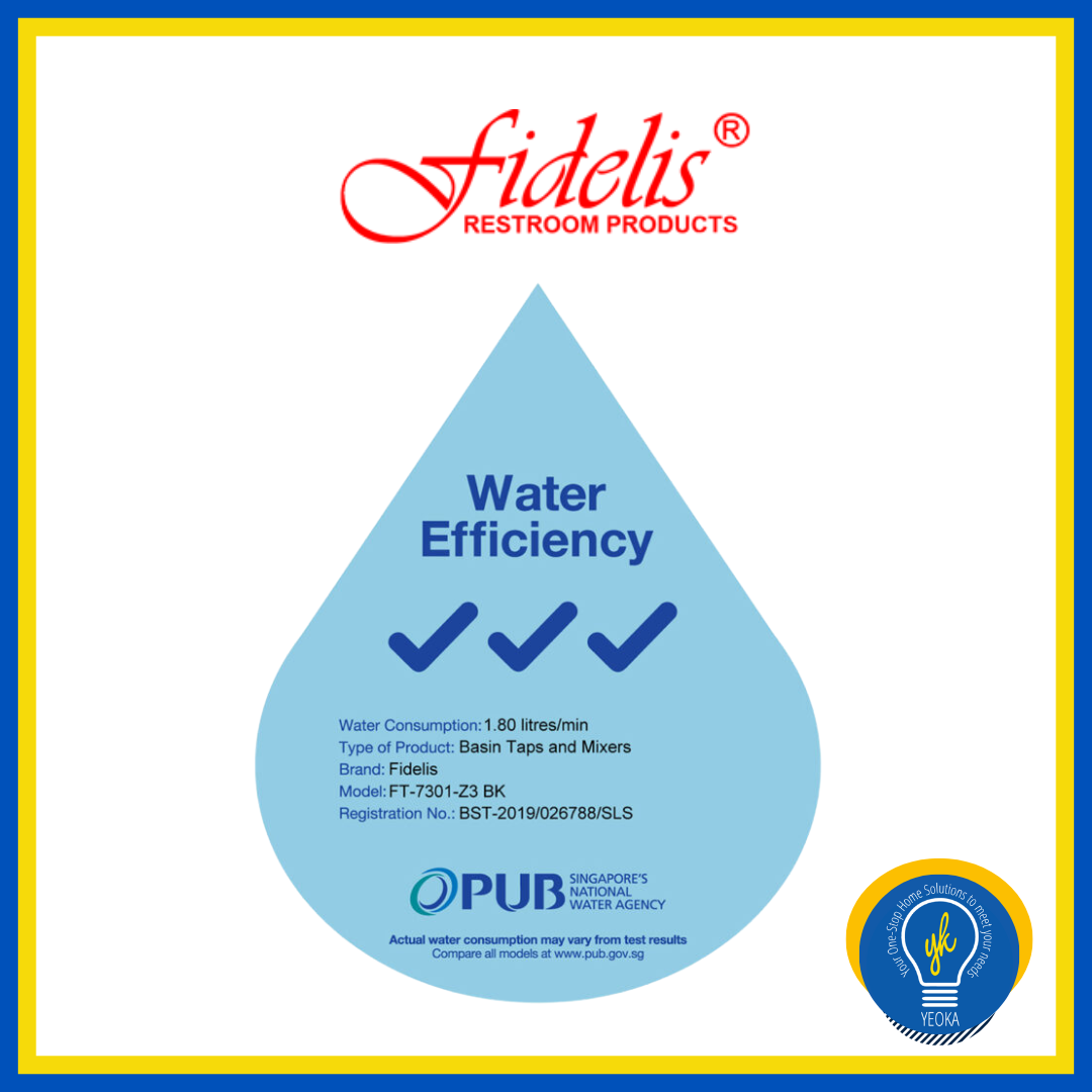 FIDELIS Basin Mixer Tap FT-7301 (Mackey Series) 