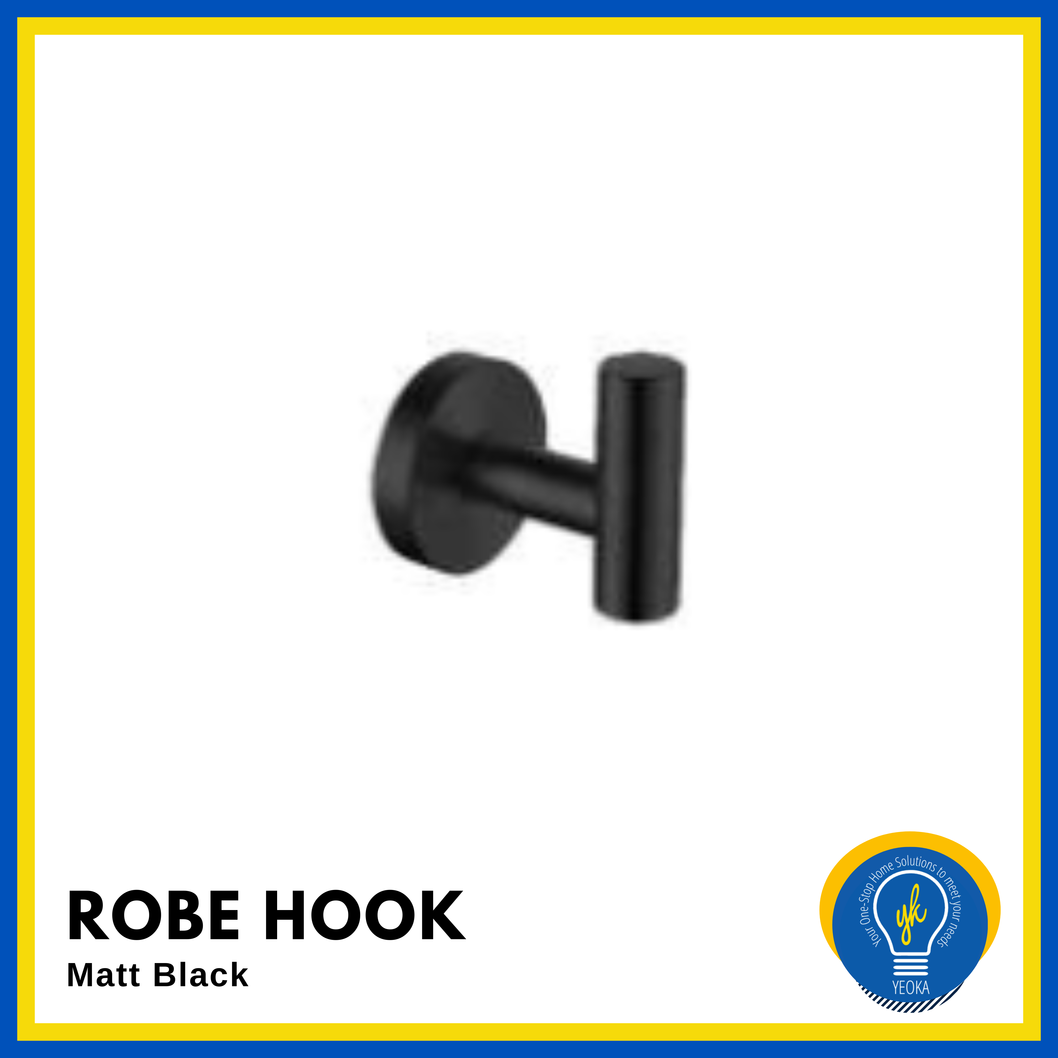 3-Pieces Bathroom Accessories Set - Matt Black PBA 71 Series