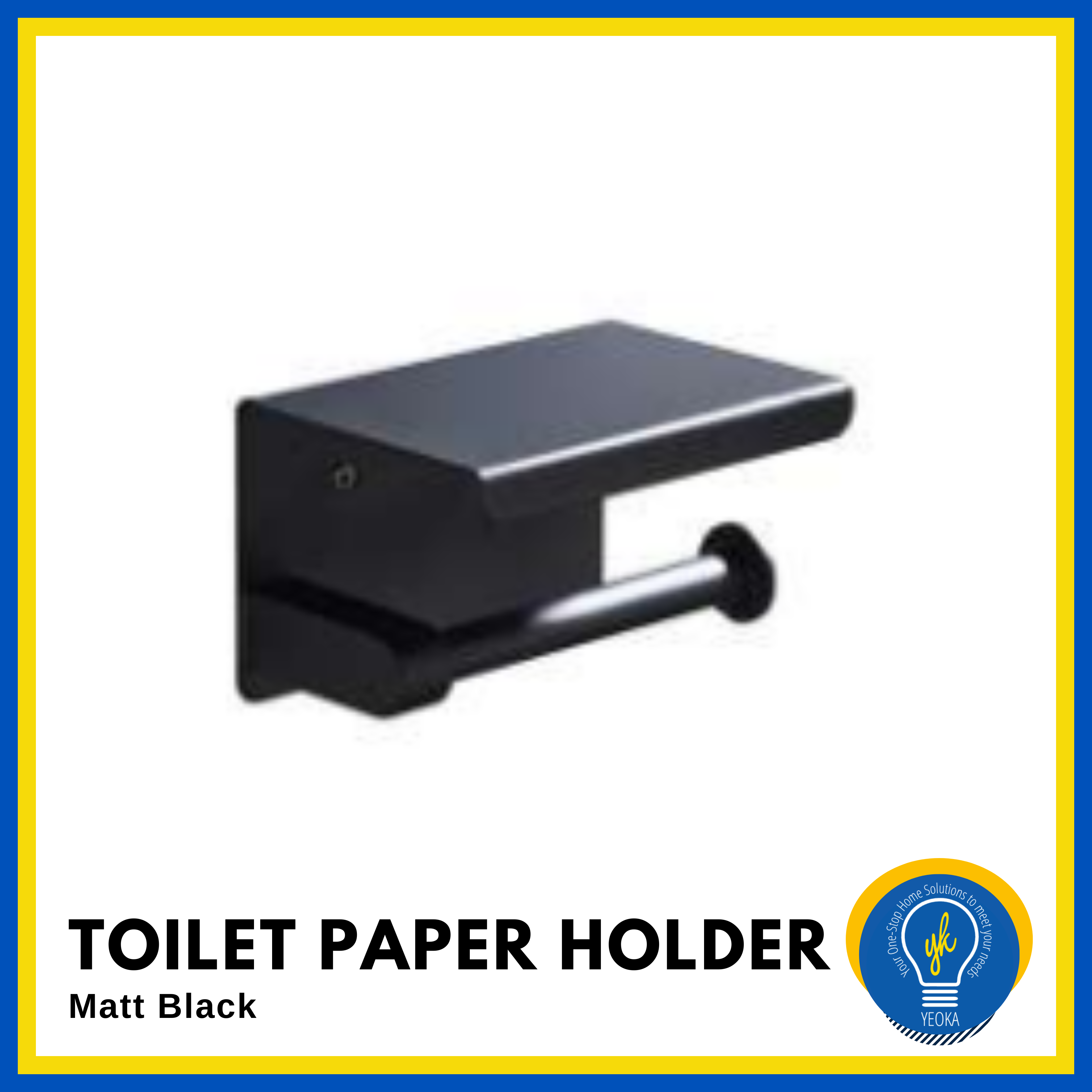 SS Toilet Paper Holder w/ Shelf PHT-100